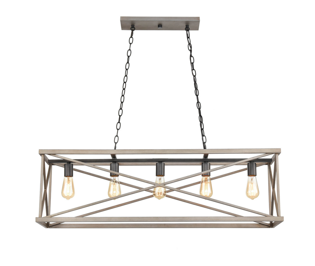 Revolution 8254CZWO Pendant Light - Celestial Bronze And Weathered Oak