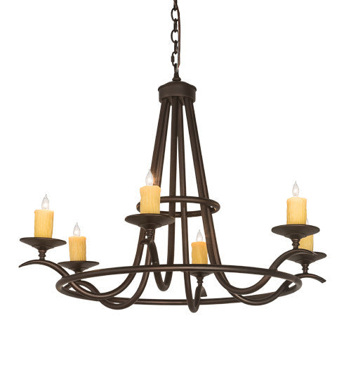 2nd Avenue Octavia 66735-7 Chandelier Light - Mahogany Bronze