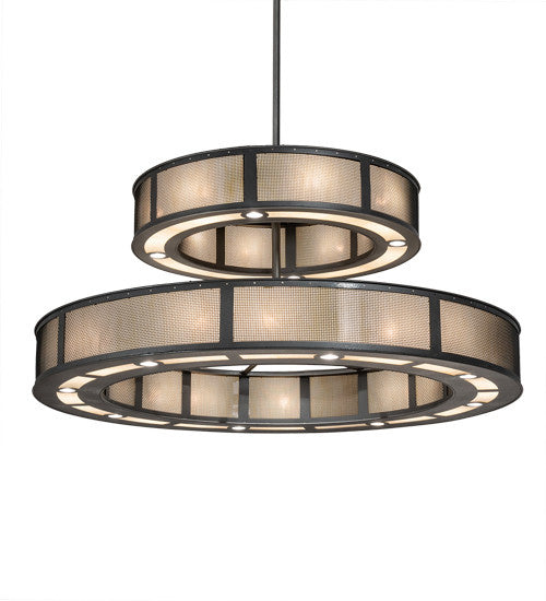 2nd Avenue Telluride Magic 66877-6 Chandelier Light - Natural Iron And Solar Black