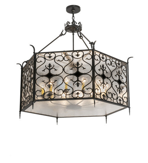 2nd Avenue Saskia 67302-1500 Chandelier Light - Hand Rubbed Iron