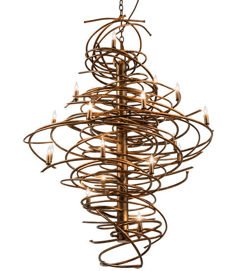 2nd Avenue Cyclone 67335-2 Chandelier Light - Aged Gilded Gold