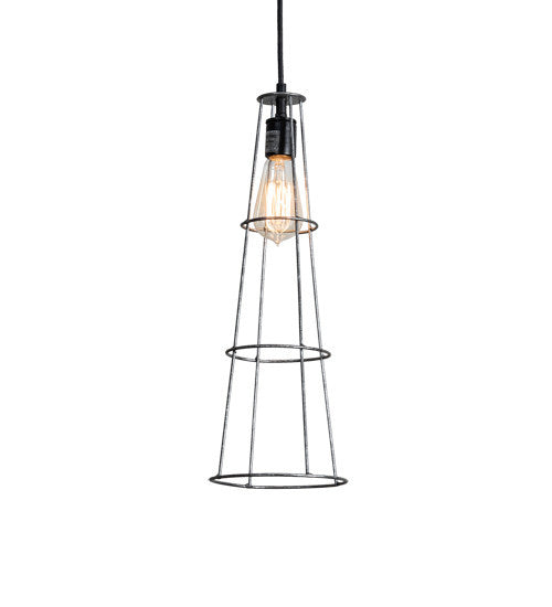 2nd Avenue Tomato 67972-1509 Pendant Light - Galvanized And Solar Black