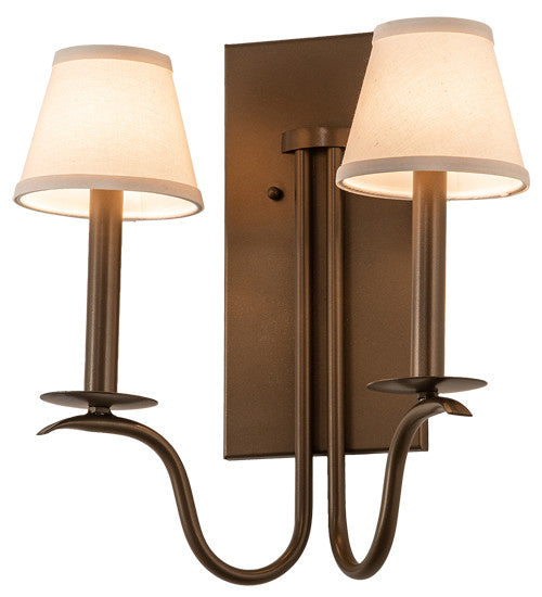 2nd Avenue Octavia 7322-19 Wall Sconce Light - Brown Metallic