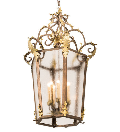 2nd Avenue Elisa 736-22 Pendant Light - Light Tobacco & Antique Gold