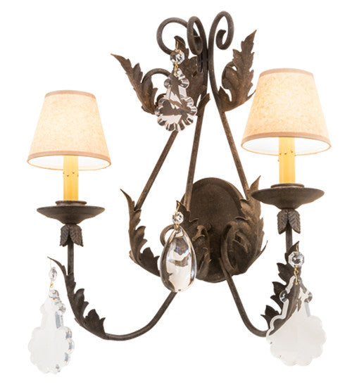 2nd Avenue French Elegance 75400.2.073T.X Wall Sconce Light - Antiquity