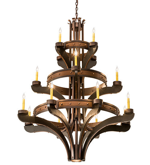 2nd Avenue Castilla 7748-16 Chandelier Light - Mahogany Bronze