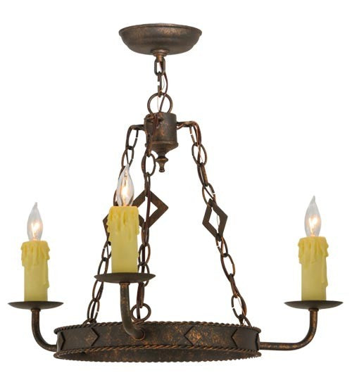 2nd Avenue Elvita 8021.24.261U Chandelier Light - Gilded Tobacco