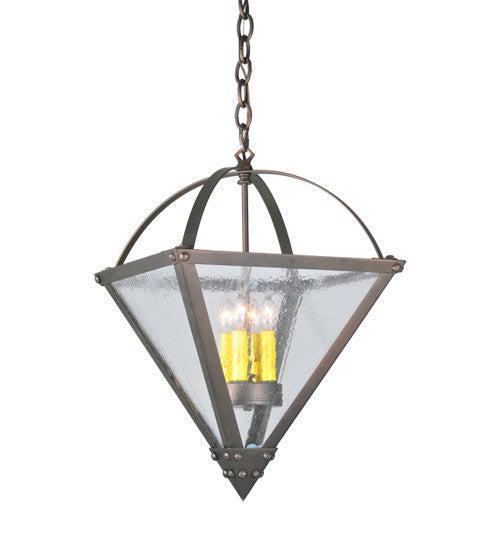 2nd Avenue Pyramid 864-17 Pendant Light - Mahogany Bronze