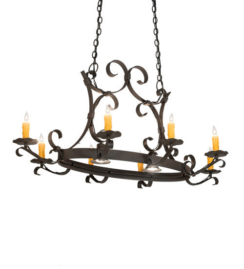 2nd Avenue Handforged 87029.51.DL.3WI Pendant Light - Wrought Iron