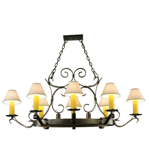 2nd Avenue Handforged 87029.51.DL.CC Chandelier Light - Blackened Pewter