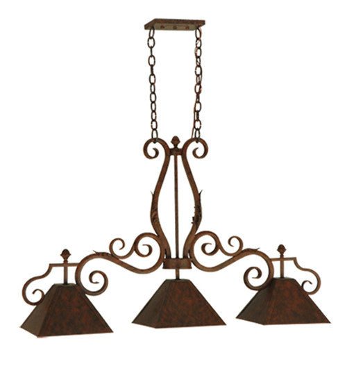 2nd Avenue Pedra 871165.48.3LT Pendant Light - Antique Rust