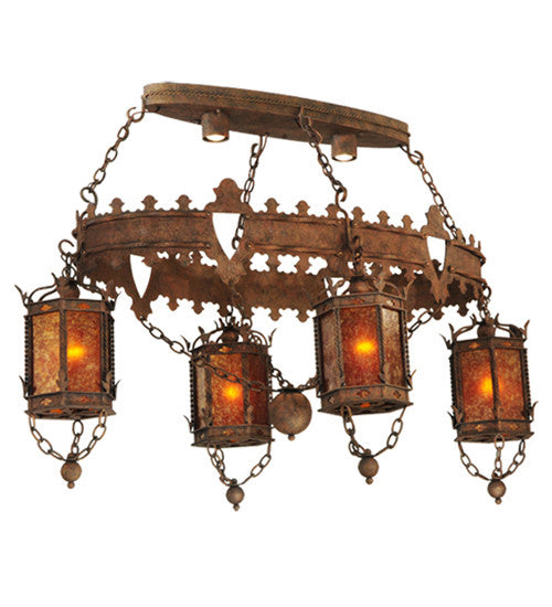 2nd Avenue Valhalla 871232.56L.30W.4LT Chandelier Light - Roccoco