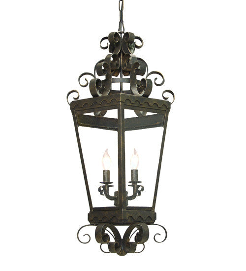 2nd Avenue Cadenza 871464.16.SCROLL Pendant Light - Blackwash