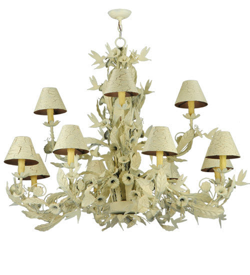 2nd Avenue Le Printemps 87756.48 Chandelier Light - Custom White Crackle