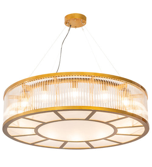 2nd Avenue Marquee 9738-6 Chandelier Light - Matte Buttered Brass