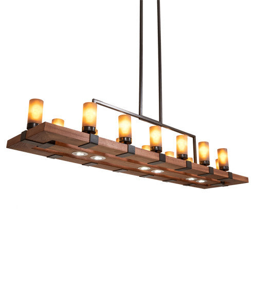 2nd Avenue Grand Terrace S17553-1.48259 Pendant Light - Walnut Stained And Timeless Bronze