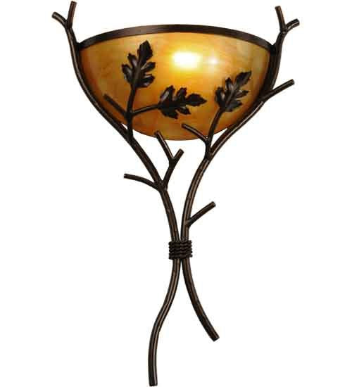 2nd Avenue Oak Branch S18327-25 Wall Sconce Light - Copper Vein