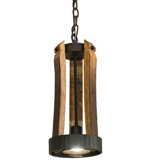 2nd Avenue Barrel Stave S20549-5 Pendant Light - Oil Rubbed Bronze