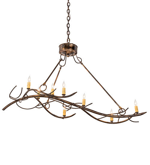 2nd Avenue Winter Solstice S21719-18 Chandelier Light - Light Burnished Antique Copper