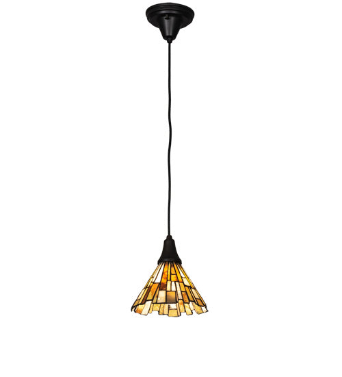 Meyda Tiffany Delta 109311 Pendant Light - Craftsman Brown