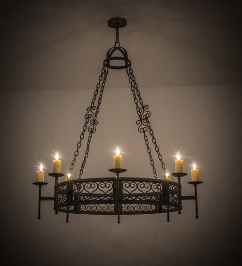 Meyda Tiffany Toscano 115209 Chandelier Light - Rust