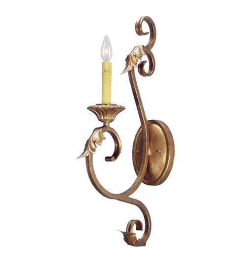 Meyda Tiffany Josephine 116100 Wall Light - Craftsman Brown