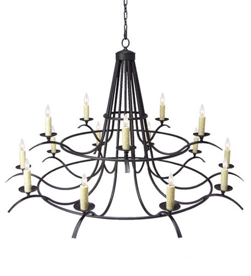 Meyda Tiffany Octavia 116257 Chandelier Light - Pewter