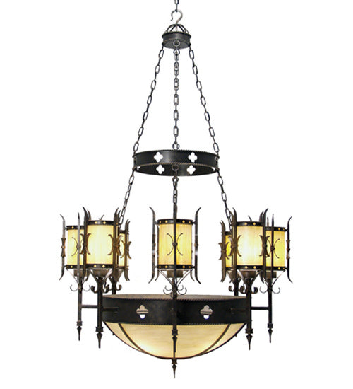 Meyda Tiffany Sabrina 117035 Pendant Light - Craftsman Brown