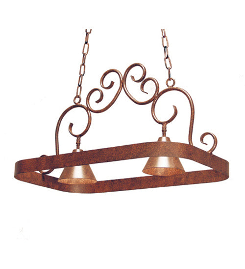 Meyda Tiffany Elana 117636 Pendant Light - Rust