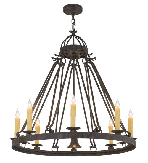 Meyda Tiffany Lakeshore 117730 Chandelier Light - Timeless Bronze