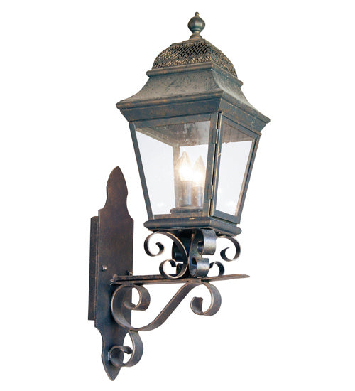 Meyda Tiffany Lighting 118860 Arnette Two Light Wall Sconce Outdoor Bronze / Dark