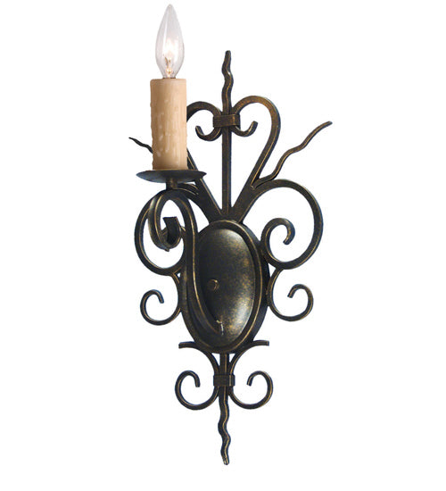 Meyda Tiffany Kenneth 120136 Wall Light - Brushed Nickel