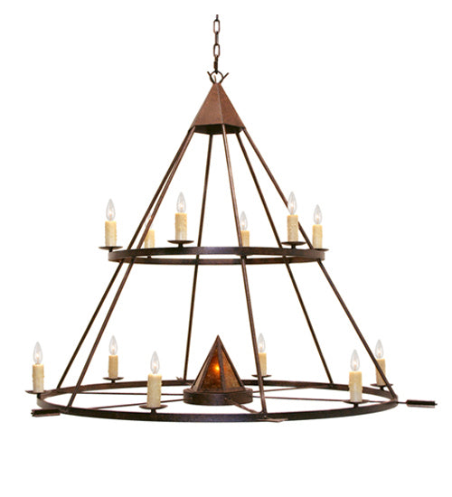 Meyda Tiffany Desert Arrow 120282 Chandelier Light - Rust