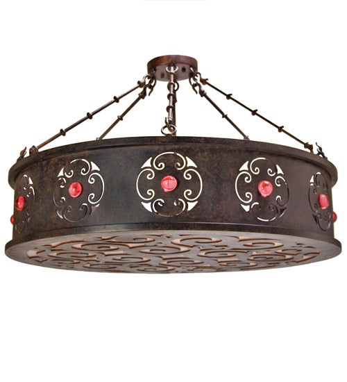 Meyda Tiffany Julianne 120284 Ceiling Light - Wrought Iron