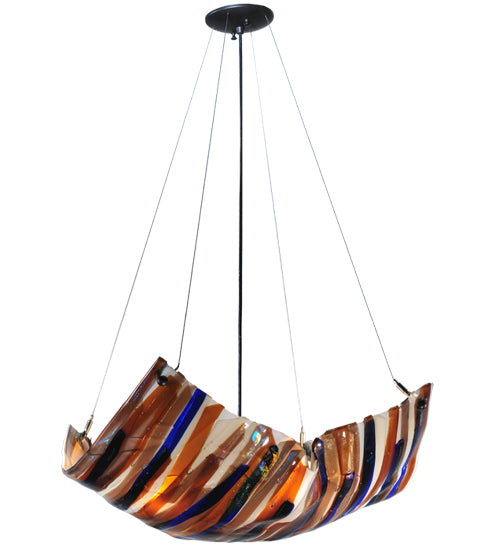 Meyda Tiffany Oceano 107779 Pendant Light - Rust, Wrought Iron