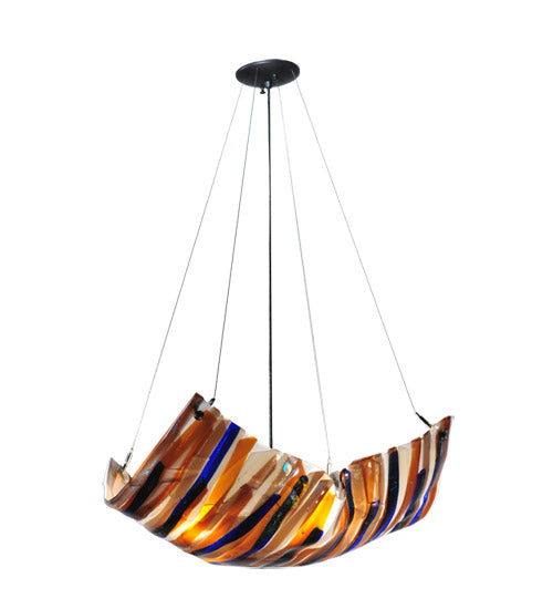 Meyda Tiffany Oceano 107779 Pendant Light - Rust, Wrought Iron