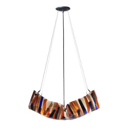 Meyda Tiffany Oceano 107779 Pendant Light - Rust, Wrought Iron