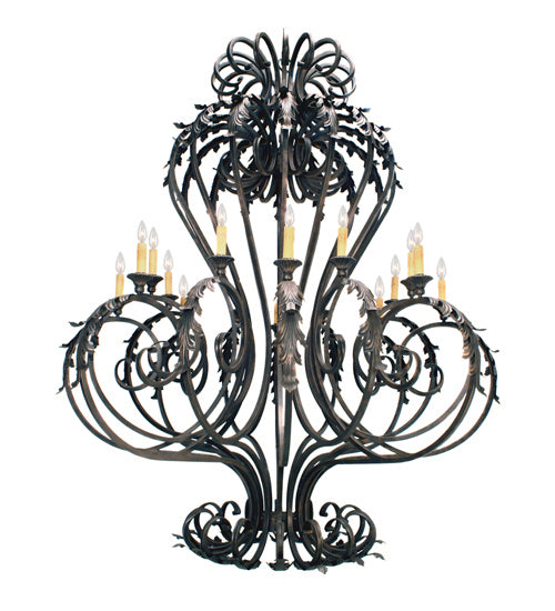 Meyda Tiffany Josephine 120427 Chandelier Light - Mahogany Bronze