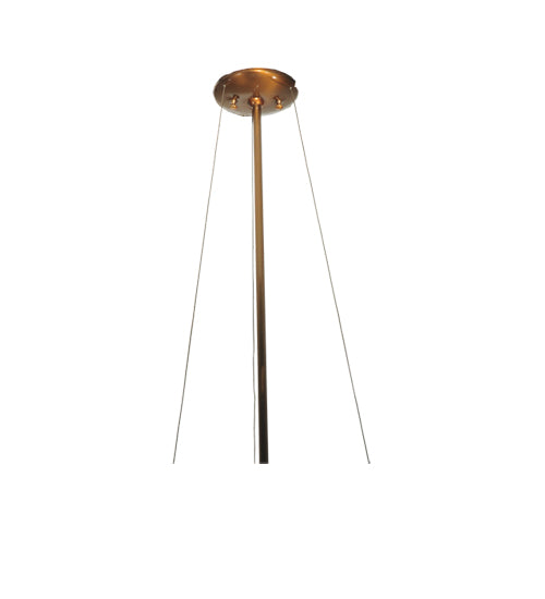 Meyda Tiffany Metro Fusion 107810 Pendant Light - Nickel, Transparent Copper