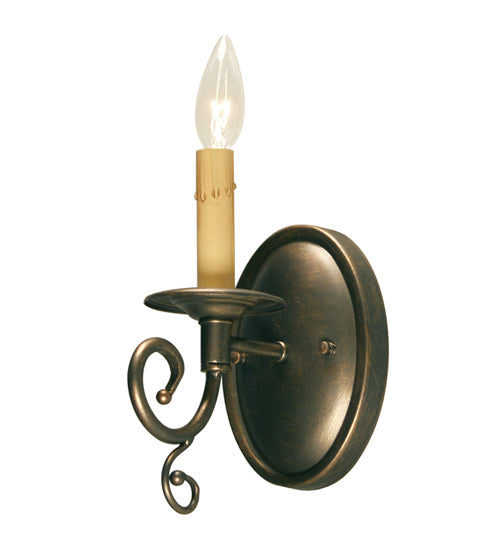 Meyda Tiffany Melodie 146374 Wall Light - Craftsman Brown