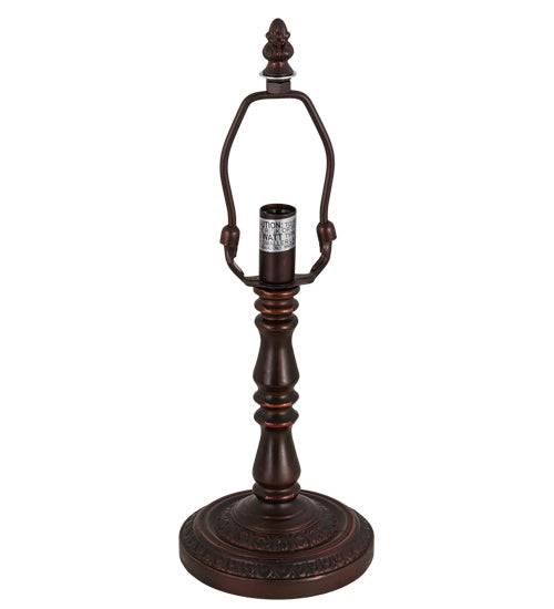 Meyda Tiffany Lighting 15164 West Albany One Light Table Base Lamp Bronze / Dark