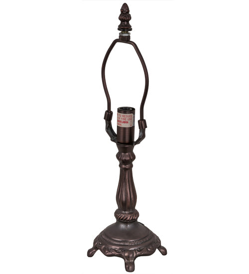 Meyda Tiffany Lighting 157987  One Light Base Lamp Bronze / Dark