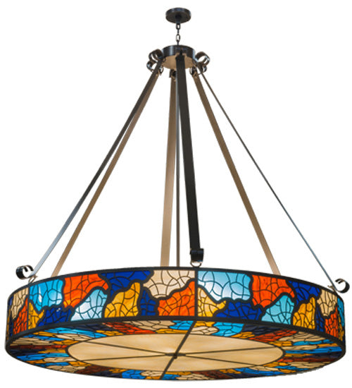Meyda Tiffany Mosaico 161807 Chandelier Light - Timeless Bronze
