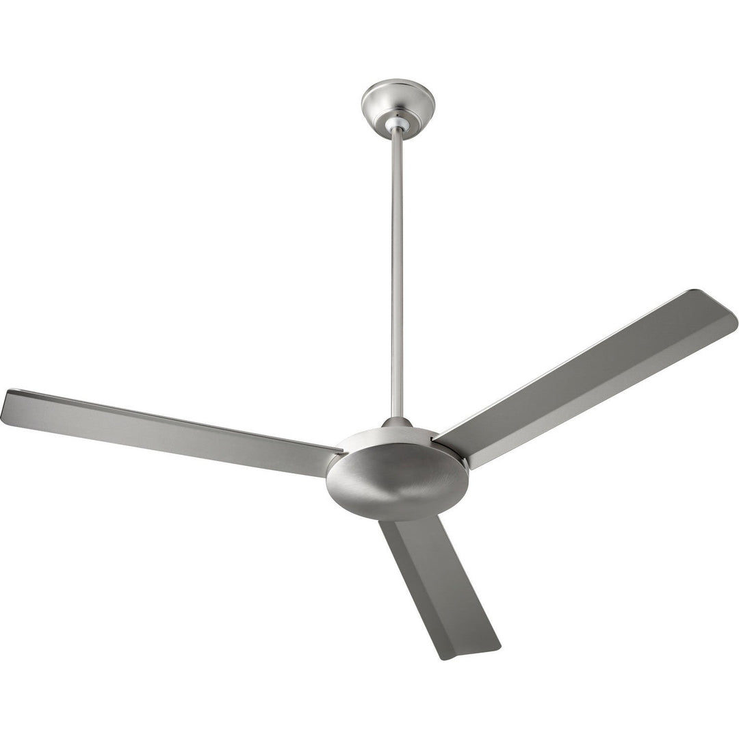 Quorum Aerovon 60523-65 Ceiling Fan 52 in. - Satin Nickel, Silver