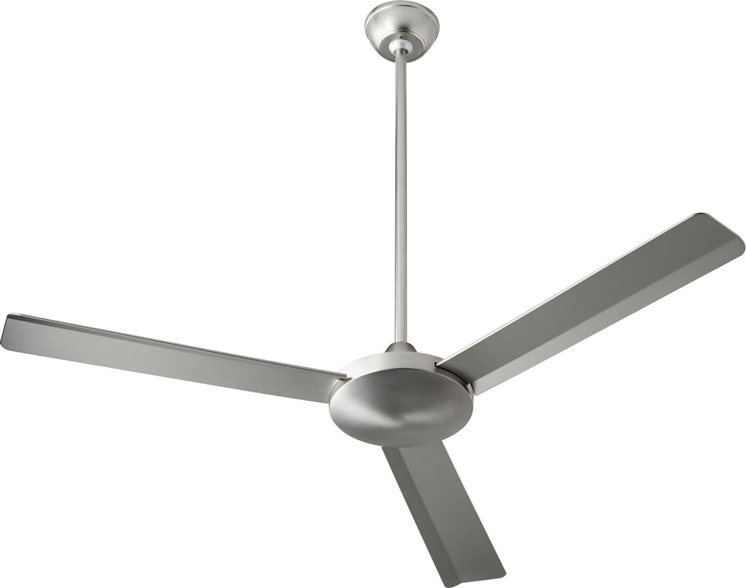 Quorum Aerovon 60523-65 Ceiling Fan 52 in. - Satin Nickel, Silver