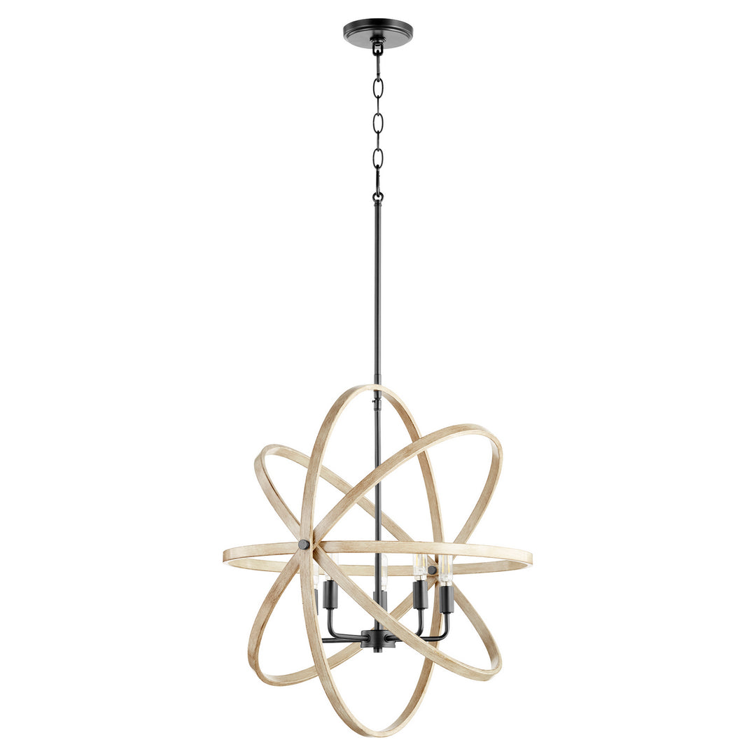 Quorum Driftwood Pendants 86-5-69 Pendant Light - Noir W/ Driftwood Finish