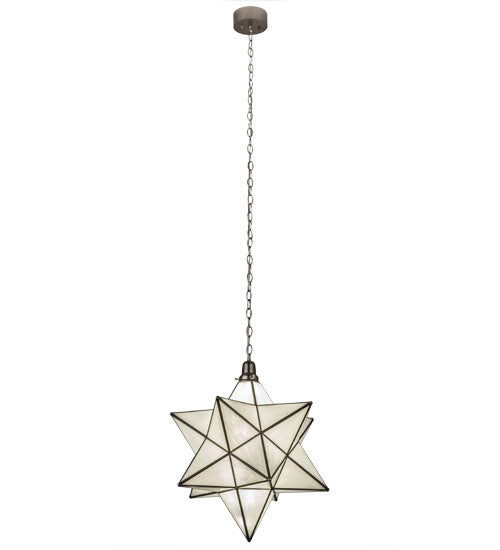 Meyda Tiffany Moravian Star 162854 Pendant Light - Brushed Nickel