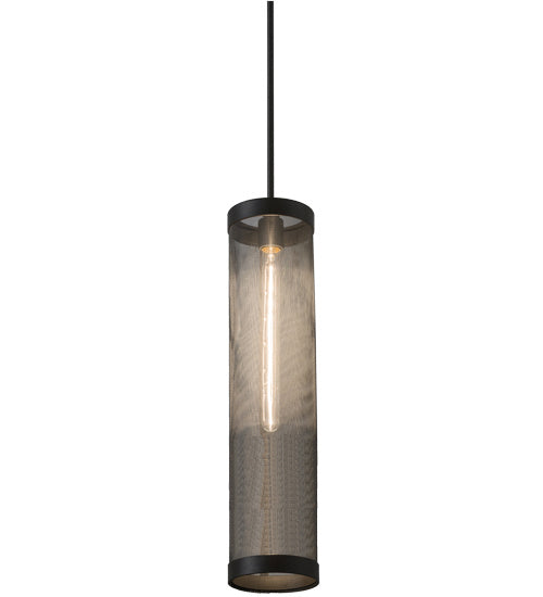 Meyda Tiffany Cilindro 162937 Pendant Light - Wrought Iron