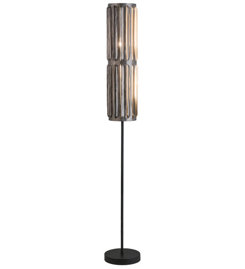 Meyda Tiffany Lighting 162941 Ausband Turbine One Light Floor Lamp Lamp Bronze / Dark