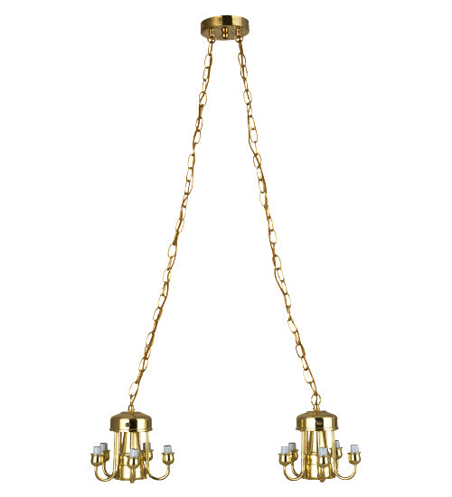 Meyda Tiffany Emmentaler 16343 Pendant Light - Polished Brass